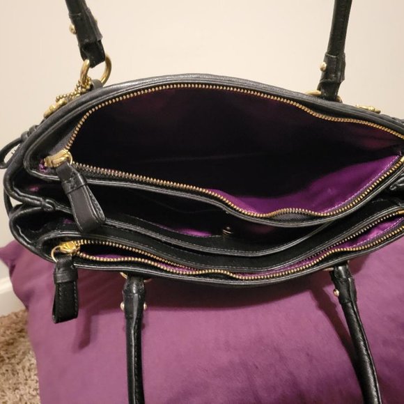 Coach Black Leather Handbag - Picture 4 of 6